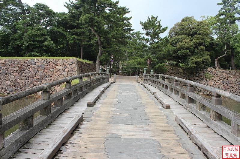 ぎりぎり門跡・脇虎口ノ門跡・北惣門橋