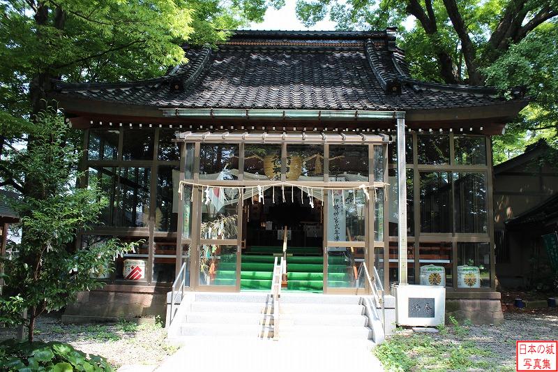 移築御殿（中村神社拝殿）