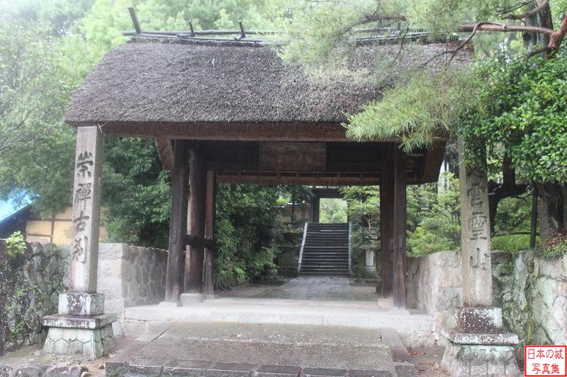 移築城門（崇禅寺山門）