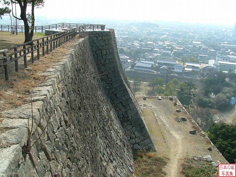 三の丸西側