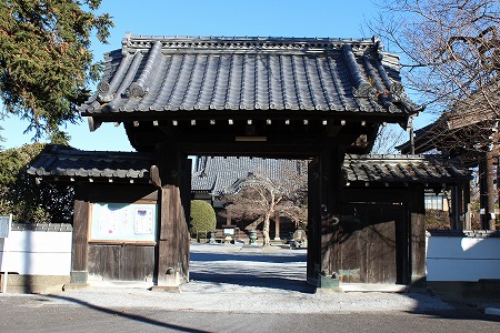 佐野陣屋移築城門（東光寺中門）